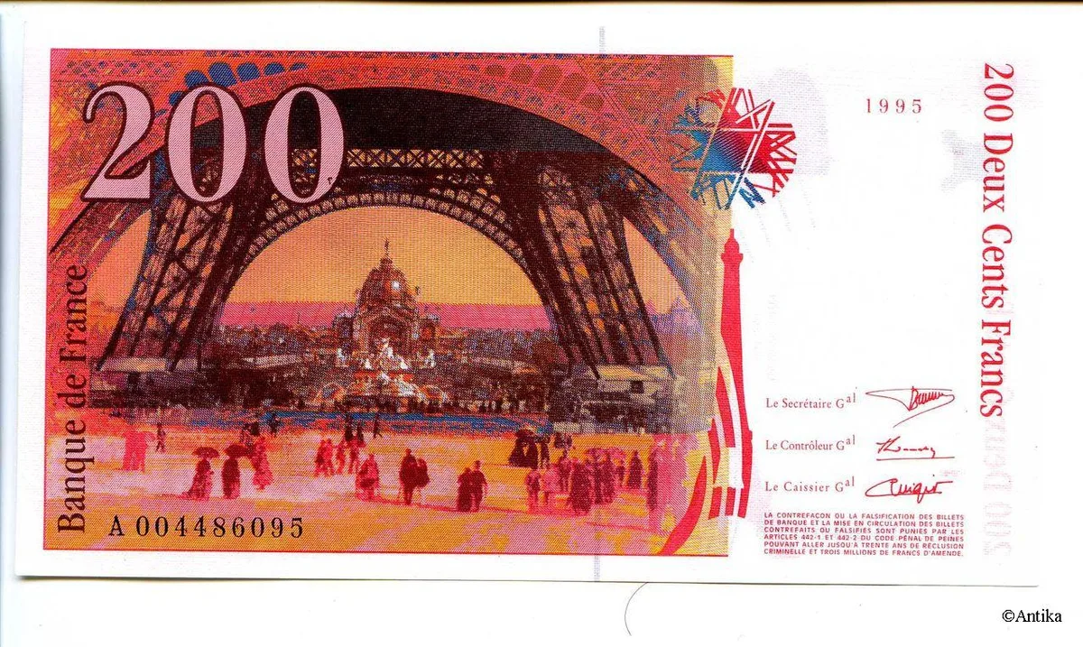 200 FRANCS EIFFEL - Type 1995