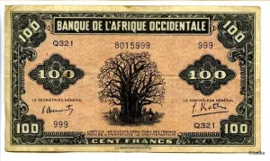100 FRANCS Baobab Imp° USA