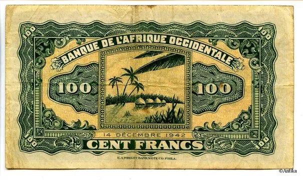 100 FRANCS Baobab Imp° USA