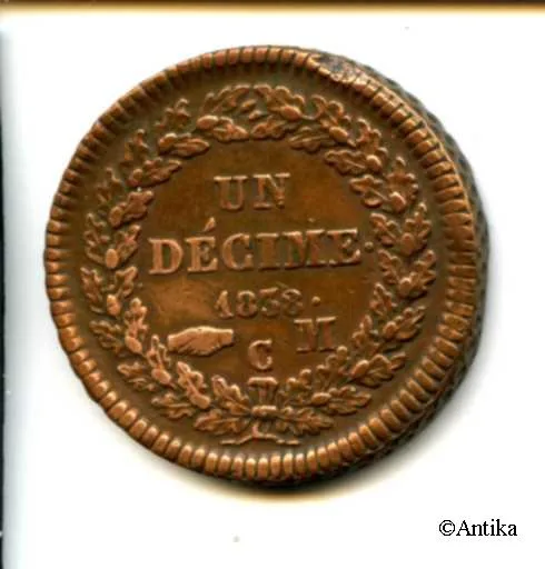 1 DECIME HONORE V 1819-1841