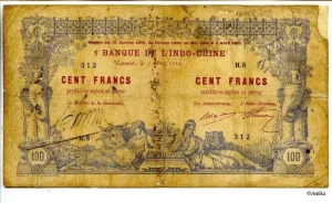 100 FRANCS Bleu date imprimée NOUMEA