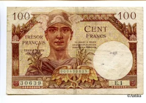 100 FRANCS "Trésor Français"