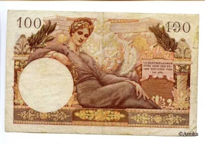 100 FRANCS "Trésor Français"