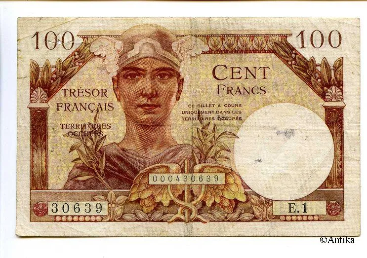 100 FRANCS "Trésor Français"