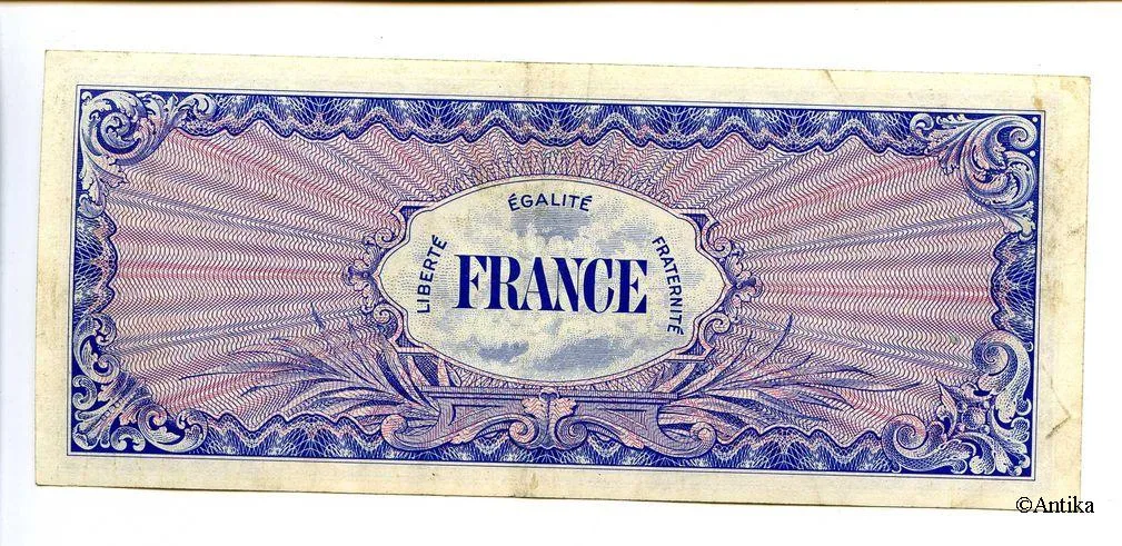 100 FRANCS Verso "France"