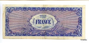 100 FRANCS Verso "France"
