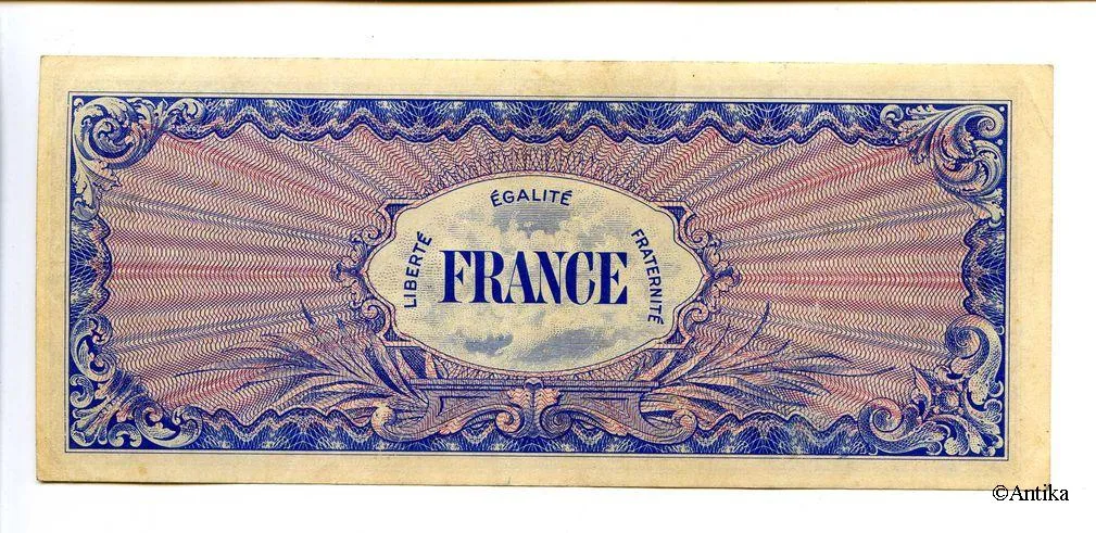100 FRANCS Verso "France"