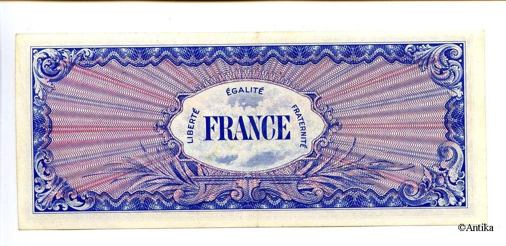 1000 FRANCS Verso "France"