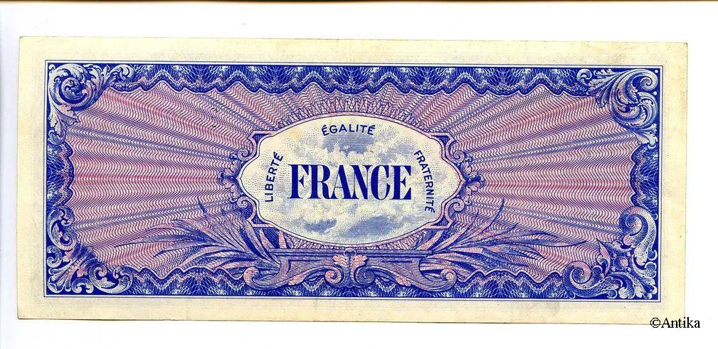 1000 FRANCS Verso "France"