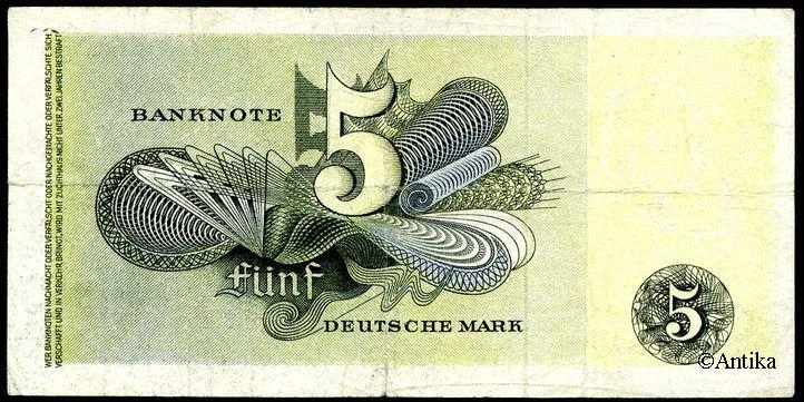 5 Deutsche Mark Femme s/un taureau PROMO