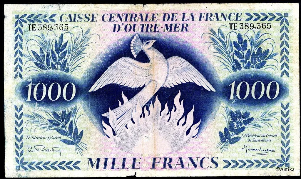 1000 FRANCS PHOENIX Type 1943