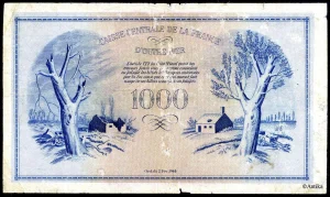 1000 FRANCS PHOENIX Type 1943
