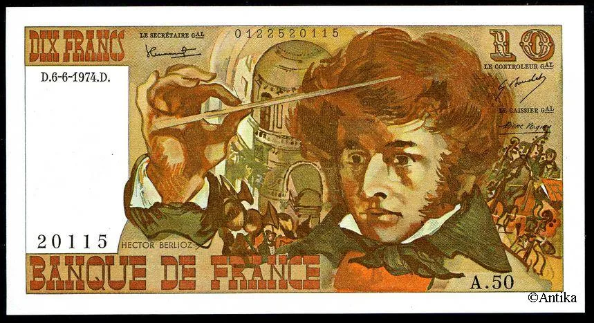 10 FRANCS BERLIOZ - Type 1972
