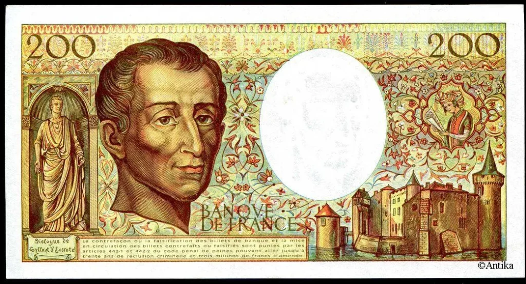 200 FRANCS MONTESQUIEU - Type 1981 modifié