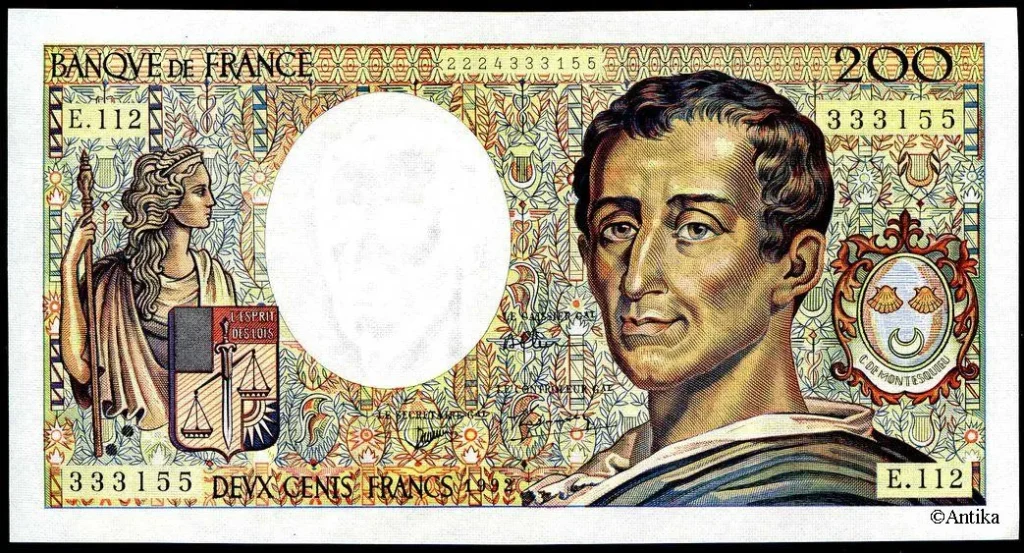 200 FRANCS MONTESQUIEU -Type 1981