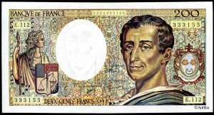 200 FRANCS MONTESQUIEU -Type 1981