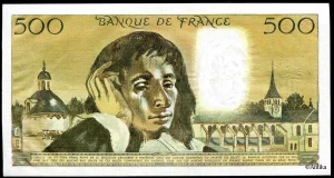 500 FRANCS PASCAL - Type 1968