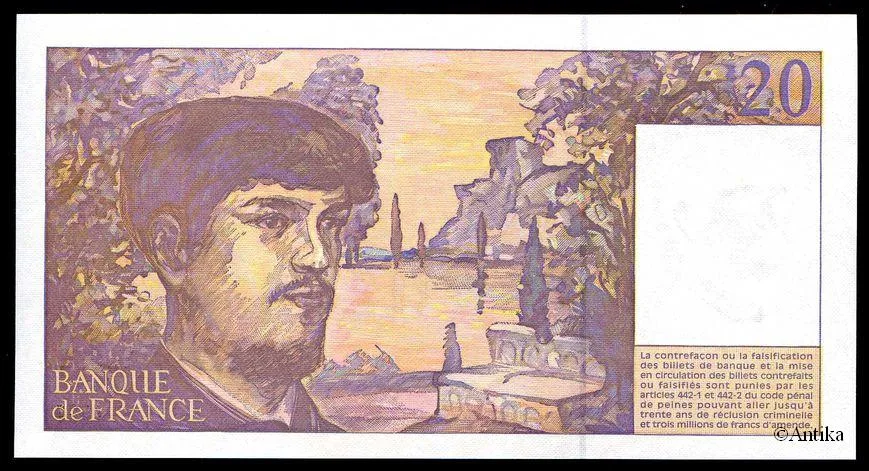 20 FRANCS DEBUSSY - Type 1980 Modifié
