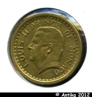 2 FRANCS LOUIS II 1922-1949