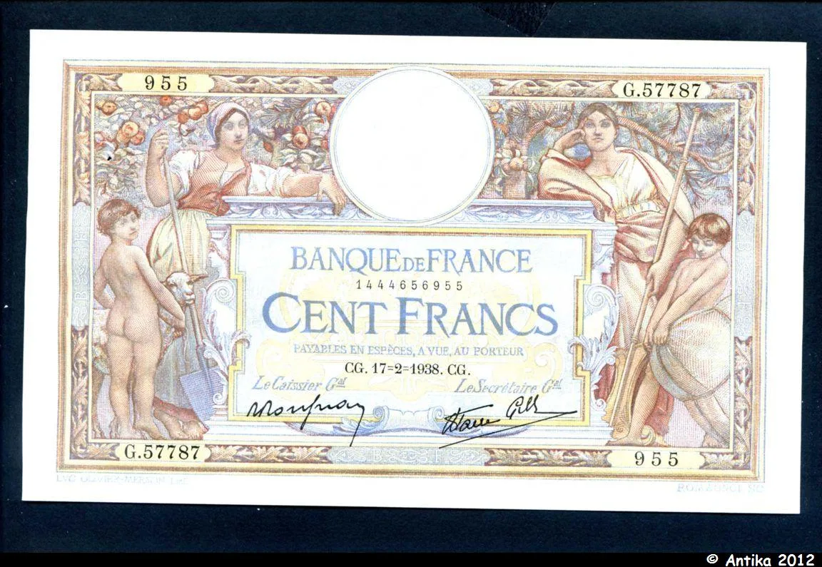 100 FRANCS LOM -Type 1906 modifié