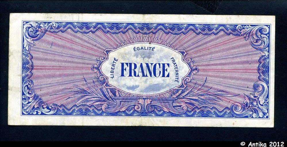 100 FRANCS Verso "France"