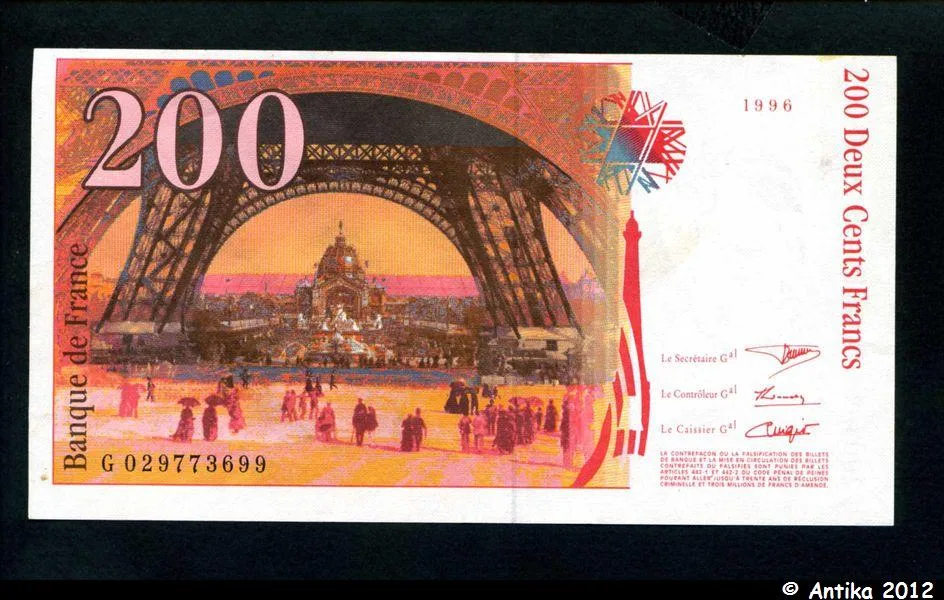 200 FRANCS EIFFEL - Type 1995