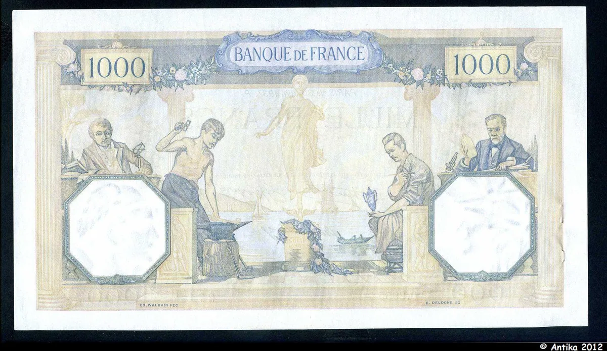 1000 FRANCS CERES & MERCURE - Type 1927