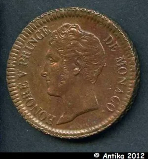 1 DECIME HONORE V 1819-1841