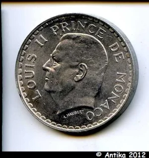 5 FRANCS LOUIS II 1922-1949
