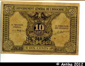 10 CENTS Jaune & Brun Gvt Gl 2 ème émiss°