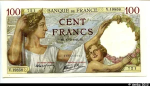 100 FRANCS SULLY - Type 1939