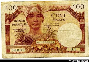 100 FRANCS "Trésor Français"