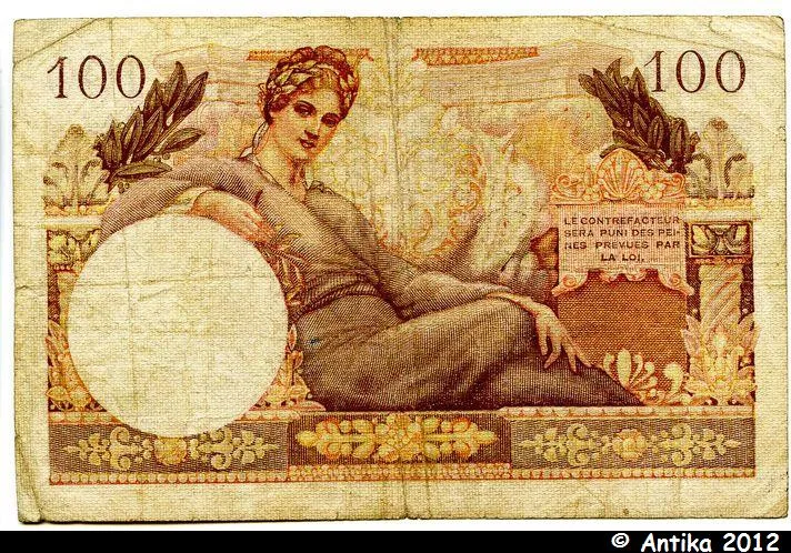 100 FRANCS "Trésor Français"