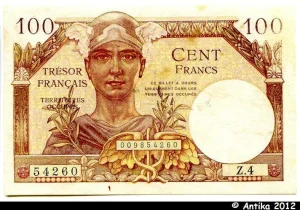 100 FRANCS "Trésor Français"
