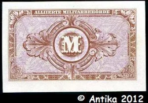 10 Mark Autorité militaire alliée Impression Américaine