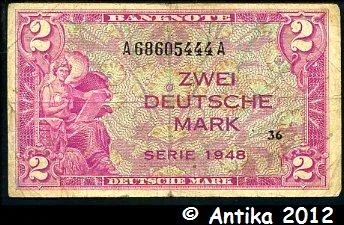 2 Deutsche Mark Occupation Alliée * * PROMO