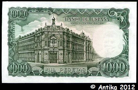 1000 Pesetas José Echegaray-Banque Centrale * * * PROMO