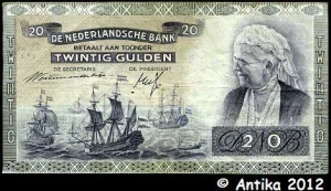 20 Gulden Portrait Reine Emma PROMO