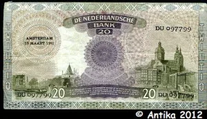 20 Gulden Portrait Reine Emma PROMO