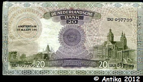 20 Gulden Portrait Reine Emma PROMO