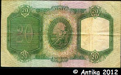 20 Escudos D.A Luiz de Menezes