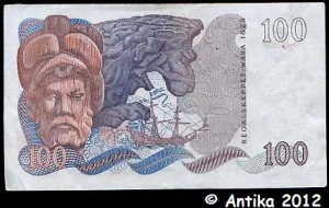 100 Kronor Portrait Roi Gustav II Série A-N-R * * * * PROMO