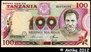 100 Shilingi President J.Nyerere