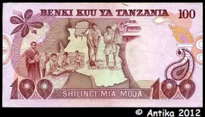 100 Shilingi President J.Nyerere