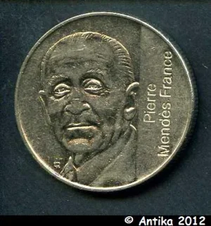 5 FRANCS MENDES FRANCE