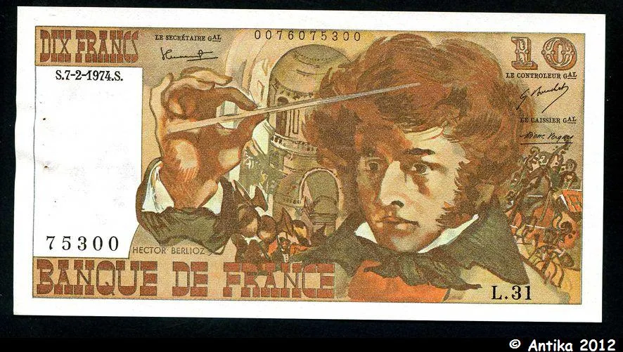 10 FRANCS BERLIOZ - Type 1972