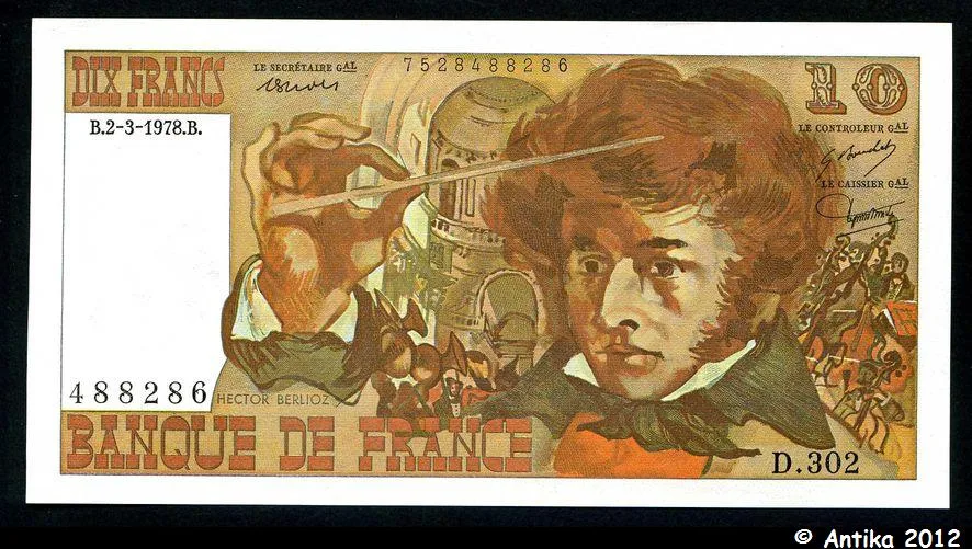 10 FRANCS BERLIOZ - Type 1972