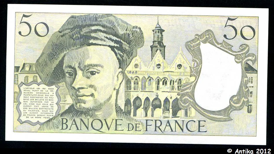 50 FRANCS QUENTIN - Type 1976