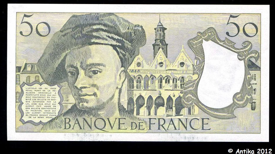 50 FRANCS QUENTIN - Type 1976