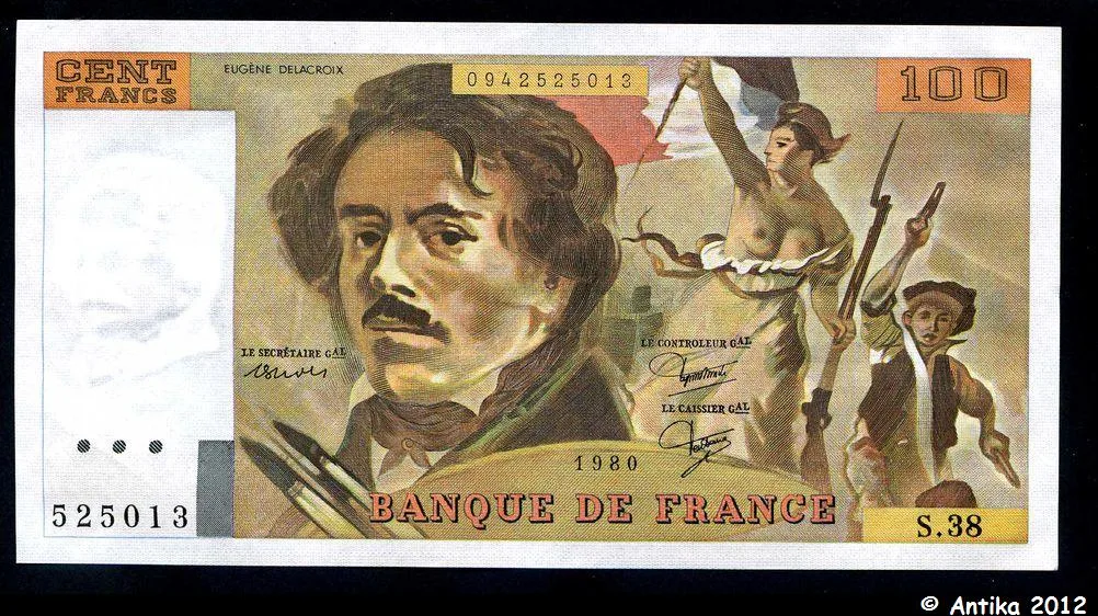 100 FRANCS DELACROIX - Type 1978 modifié